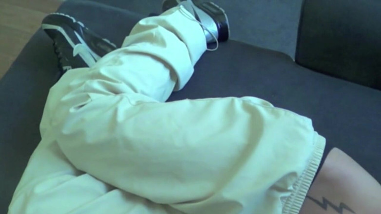 Sneaker gay: Slut submission to scally boy in jogging