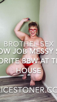 BBW Gagging Blowjob