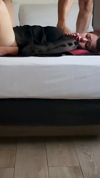 Hure Des Freien Gebrauchs. Creampie in Den Hintern.