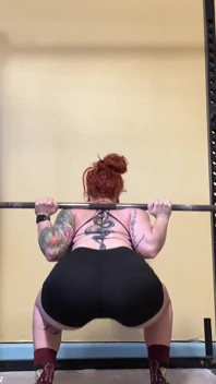 Tyłek Zaciskanie nogi Dzień przysiady i Deadlifts Trening sztangi siłowej