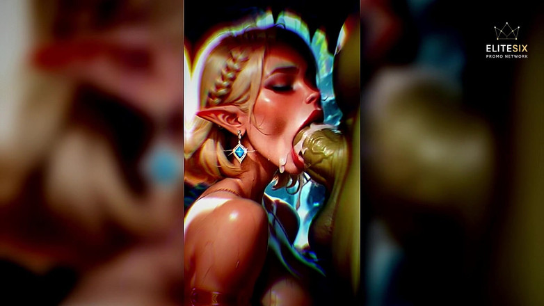 EliteSixPromoNetwork: Asmr - elf culona orc gran polla anal - 100% ai mamada loop