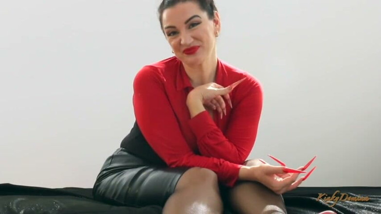 KinkyDomina: You're not going to fuck me with that small cuckold...