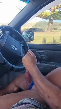 Naked in the Car