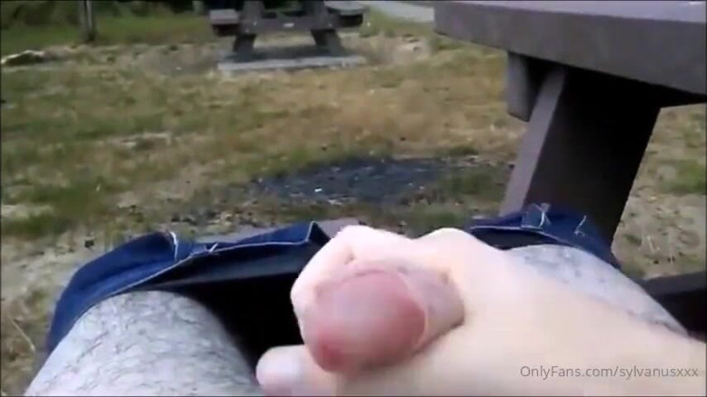Sylvanus44: Handjob in the jo wood