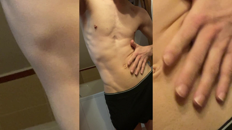 Adamek: Skinny Boy Masturbates and Squirts Cum