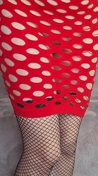 美女试裙自慰
