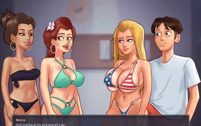 Miss Kitty 2K: Summertimesaga सेक्सी प्रतियोगिता- (रॉक्सी के अद्भुत स्तन) भाग 92