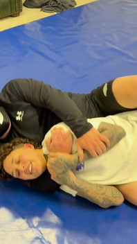 Kourtneyinked Vs Masked Rider - Submission Wrestling Showdown