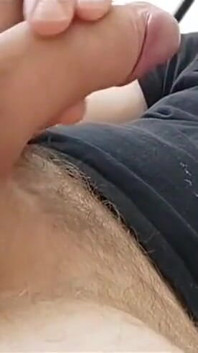 Closeup of My Balls Cramping When Releasing Sperm and Me Moaning When Pumping Out a Creamy Cum Load