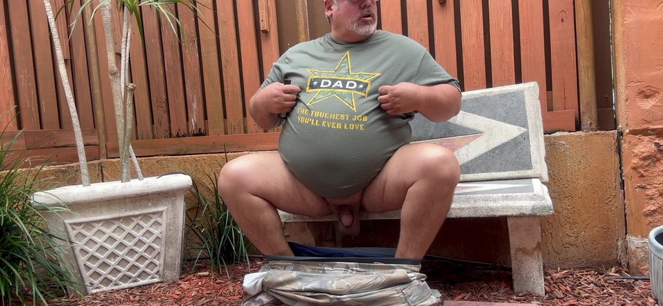 Hand-Free-Daddy-Chub: 핸즈프리 오르가즘 정액 모음집을 보는 17분 길이의 비디오