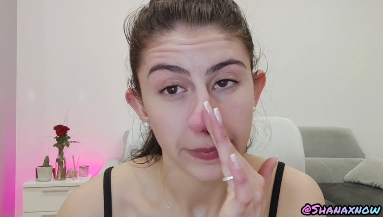 Shanaxnow: Fetish Hard Nose Blowing and Rubbing
