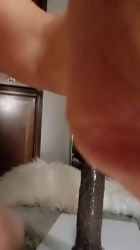 After Inserting My Monster Dildo in My Ass, I Can Honestly Say I Am a Scaredy-cat About Having Real Anal Sex! It Hurts!