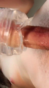 See Through Fleshlight Fuck