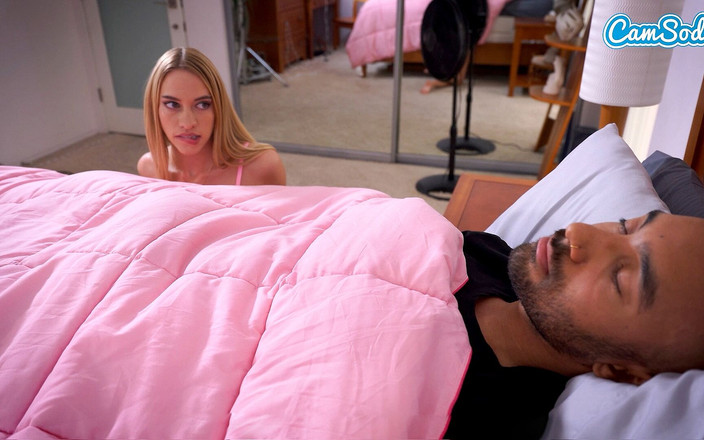 CamSoda: Horny Teen Stepsis Sneaks Into Stepbro's Room for Massage, Gets...