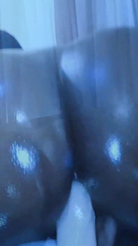 Riding Mounted 12 Inch Dildo While Fingering My Asshole