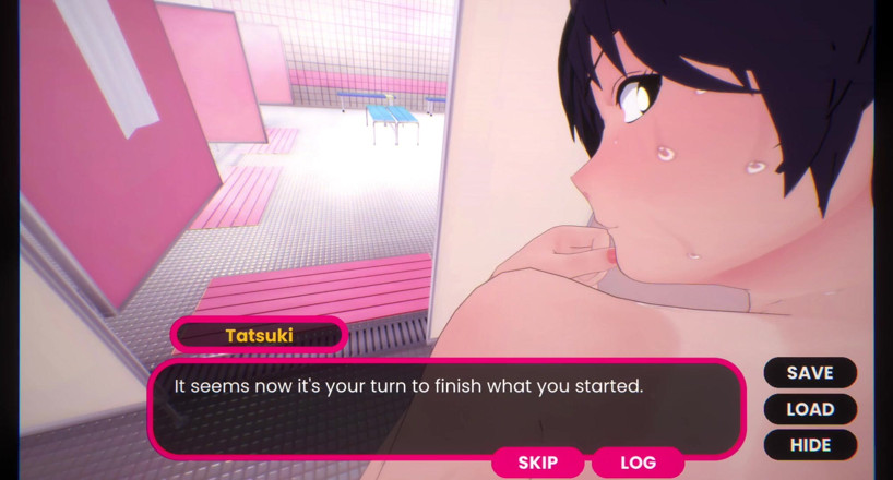 Sex game gamer: シャワーで楽しい時間を過ごし、彼女は私を手で撫で、私は彼女のアソコを舐めました
