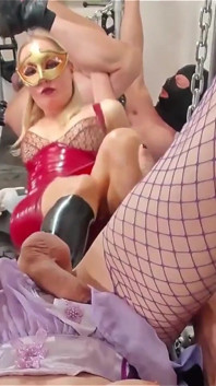 Epic Anal Destruction Orgy with the Fabulous Jasmine_dlight and an Amazing Mistress_ae Pegging Orgy