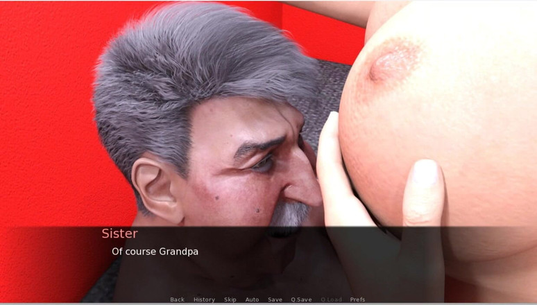 XXX Games Bunk: Grandpa's Visit -gameplay - Roleplay - Oldman Fucks Two Teens After Party and...