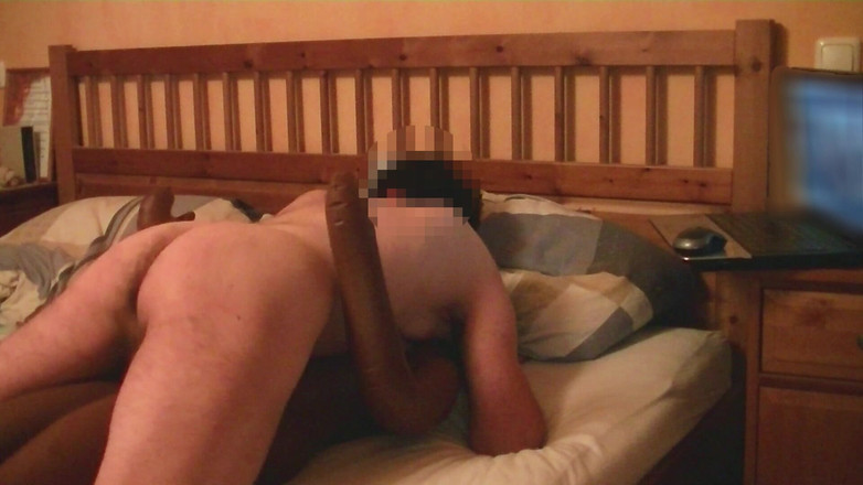 Mark Hannes: Černá sexdoll creampie šukání masturbace