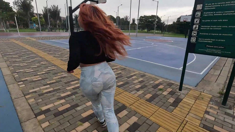cxlila: Casting: estudiante follada por su entrenador personal en primer plano