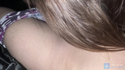 Erect Dick: Selbstgedrehter halsfick-blowjob von russischer brünette! POV!