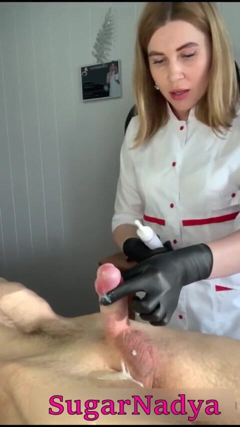 SugarNadya: Compilation of 9 Clients Spontaneous Ejaculations During Waxing