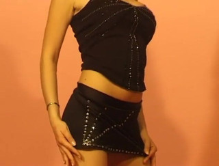 Flash Model Amateurs: Adorable teen Kristine strips down on camera