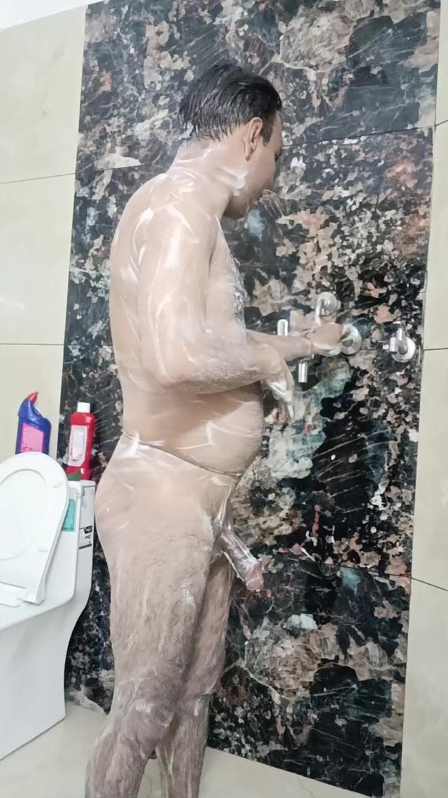 Desi Man Taking a Shower (Indian Desi Man) Desi Man Taking a Shower (Indian Desi Man)