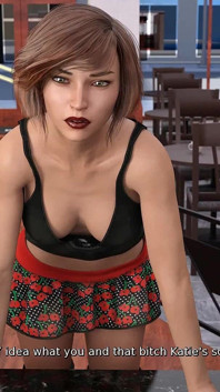 Where the heart is: la ragazza calda in gonna corta mostra il culo e la figa cammina in cafeteria episodio -195