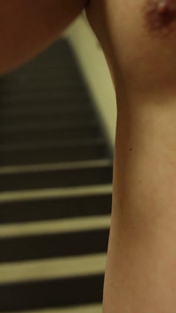 Jerk off by the Stairs at the Gym