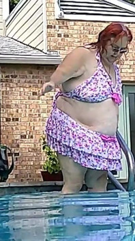 Nurse Vicki Models Her New Bikini by Pool Flashes You Then