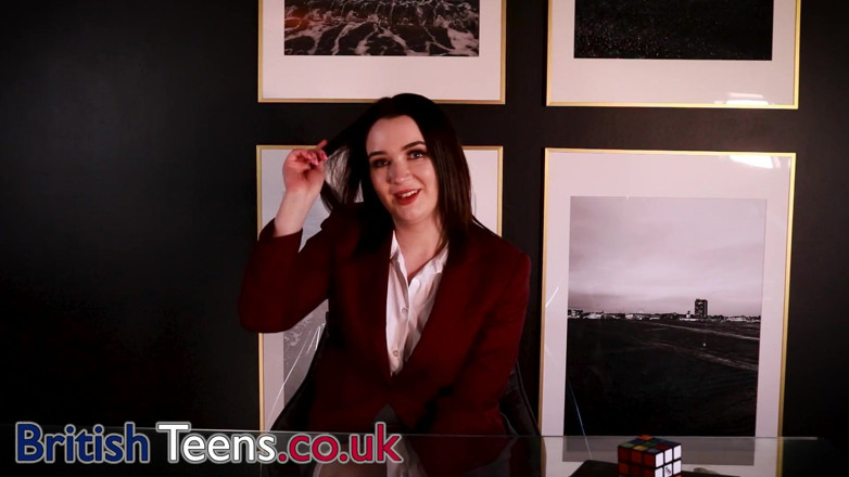 British Teens: Awek kolej British 18 tahun: stoking &amp; kaki JOI