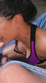 Fucking My Pregnant Bitch's Throat Upside Down an Piss in Mouth