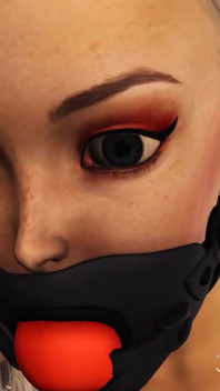 คลับ BDSM สาวผมทองเซ็กซี่ร้อนแรงถูกอุดปากด้วยลูกบอล ถูกรัดมัด แล้วโดนไอ้แคระบ้าเย็ดโหดในแล็บ