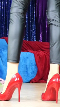 Ballet Flats and High Heels Walking