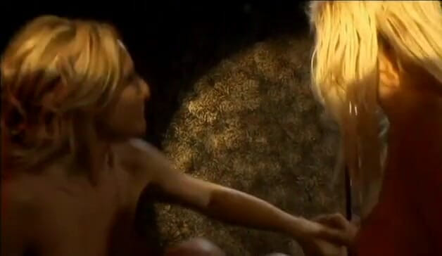 A Lesbian World: A pair of lusty sluts with massive tits have kinky...