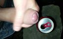 Idmir Sugary: Sweetening Friend's Energy Drink with Cum - Outdoor Cumshot Into Can