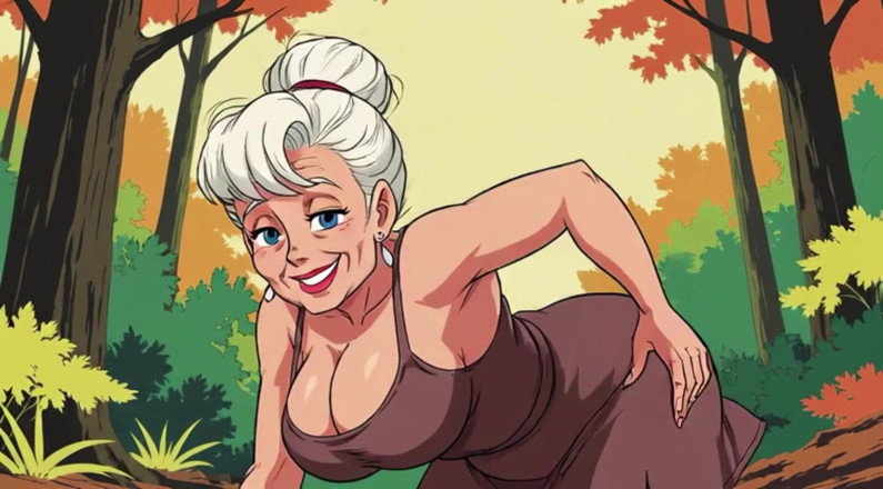 AI Porn: Ai heiße reife, bikini, natur necken
