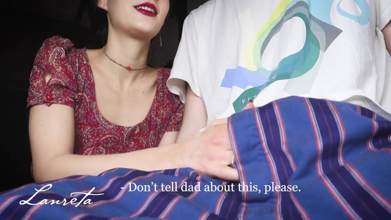 Lanreta: 새엄마, 날 싸게 해줘! 매혹적인 펠라, 입을 닫은 핫한 정액! - 아마추어 란레타