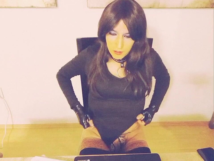 Tammy sissy slave: Nice Masturbation at Home