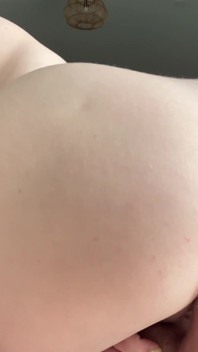 A Young College Student Stretches Her Tight Little Butt and Rides a Big Dildo.