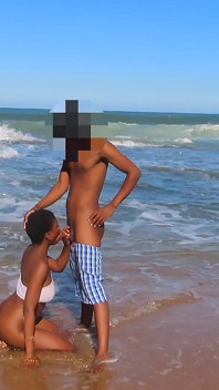 Pompino in spiaggia