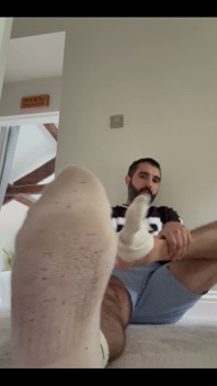 Sniffing My Overused Socks After the Gym!