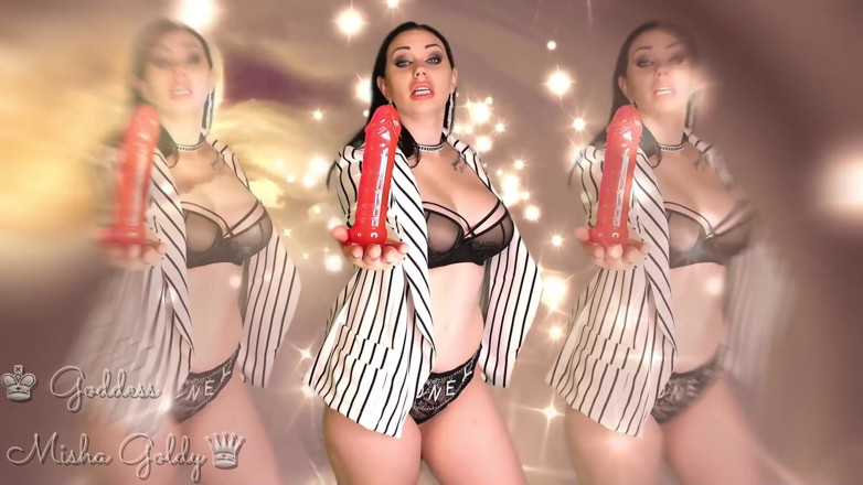 Goddess Misha Goldy: अब से, आप अपनी गांड में डिल्डो या असली लंड के बिना झटका नहीं दे सकते हैं! (विशेष प्रभाव जोड़ा गया)