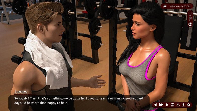 Dirty GamesXxX: Whispers of Desire: Sexy Wives in the Gym - Episode 12