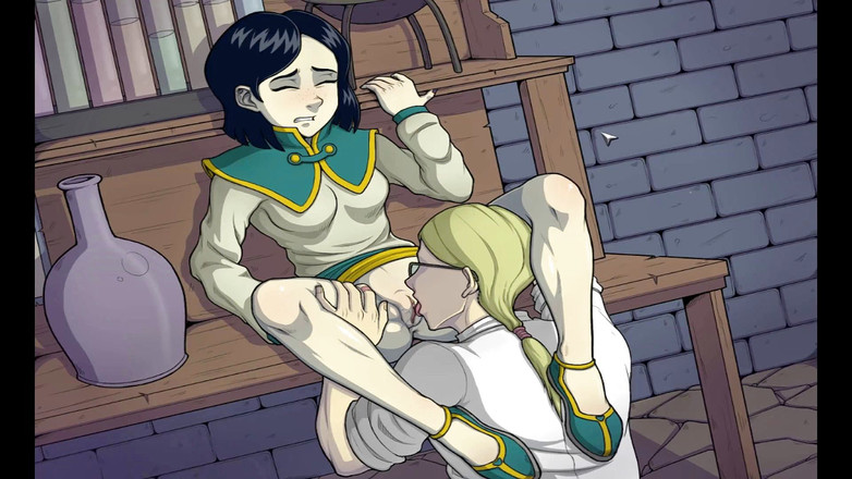 Hentai World: चुड़ैल शिकारी चूत चाटना सुंदर लड़की