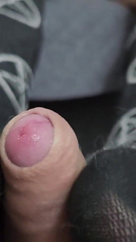POV Trans Girlfriend's Risky Footjob and Double Cumshot in Socks