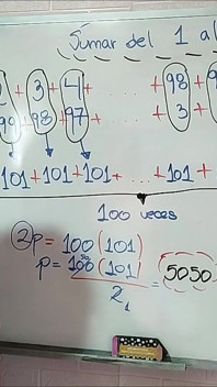 8. Arithmetisch: Zusatz von 1 zu 100