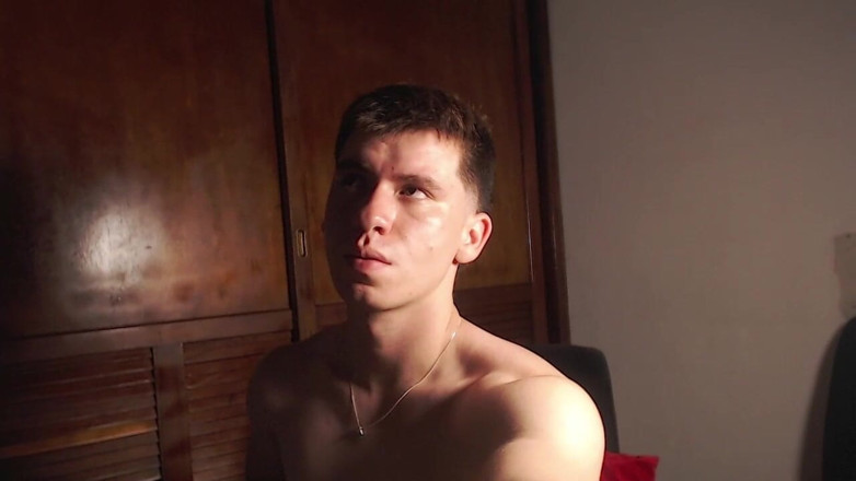 Juan Sebastian: A Straight Guy Masturbating Naked