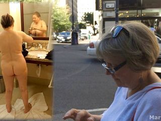 Marie Rocks, 60+ GILF: В каком городе эта сексуальная фигуристая бабушка принимает душ?